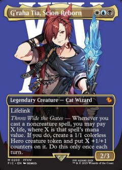 G'raha Tia, Scion Reborn Final Fantasy Commander decks Character Card